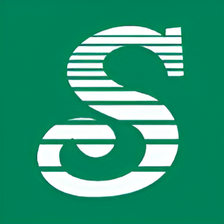 logo of s with lines throughout
